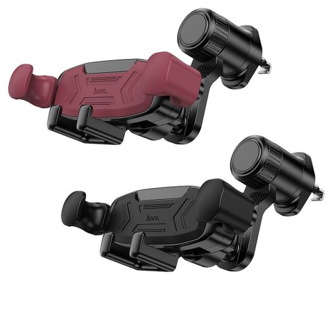 Uchwyt na telefon do samochodu grawitacyjny Hoco do kratki H66 czarny