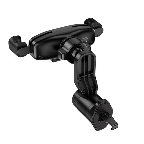 Uchwyt na telefon do samochodu grawitacyjny Hoco do kratki H66 czarny