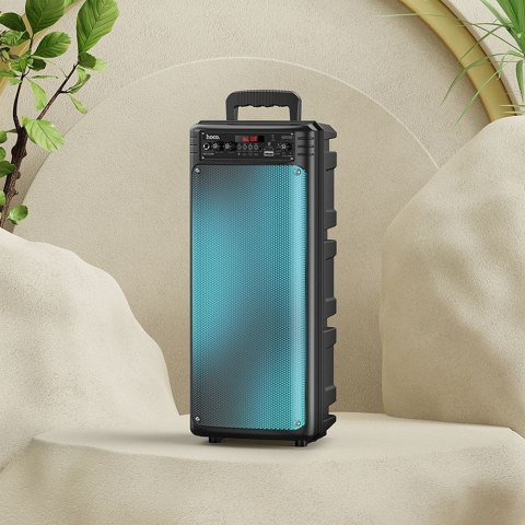 Zestaw do karaoke bluetooth 2 x 10W 3h Hoco BS52 czarny