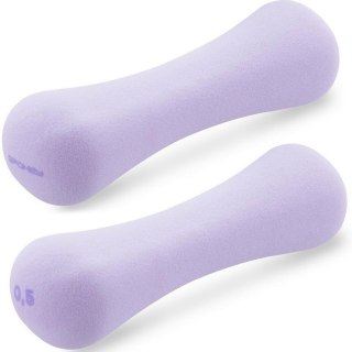 Zestaw hantli 2x0,5kg Bone fiolet