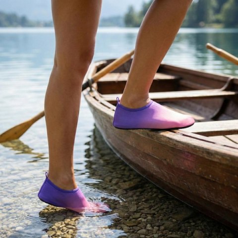 BUTY DO WODY NEOPRENOWE JUNIOR PINK/PURPLE XQMAX R.31