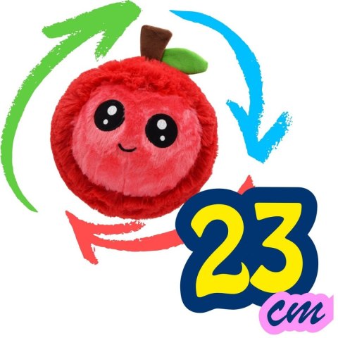 PIŁKA EMOJI 23CM OWOC CZERWONA