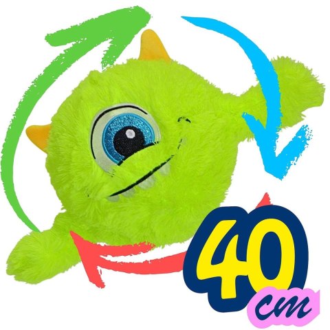 PIŁKA EMOJI 40CM Z RĄCZKAMI ŻÓŁTA