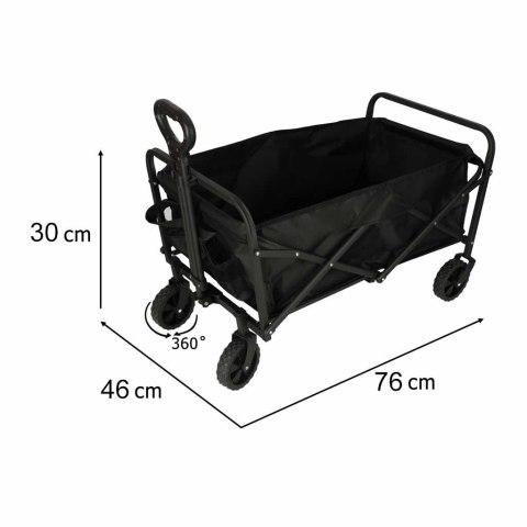 DUŻY SKŁADANY WÓZEK TURYSTYCZNY PLAŻOWY TRANSPORTOWY CAMPING PRZYCZEPKA XL