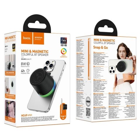 Głośnik bezprzewodowy 8W 4h Hoco HC49 czarny