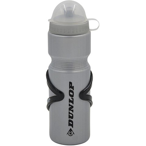 BIDON ROWEROWY DUNLOP 750ML Z KOSZYKIEM SREBRNY