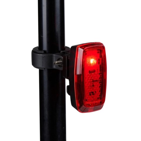 LAMPKA ROWEROWA NA TYŁ LED CERTYFIKAT DUNLOP