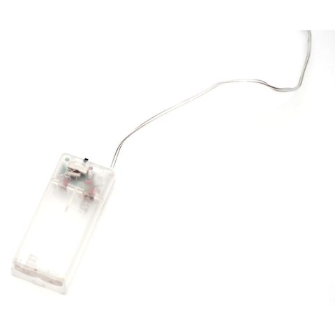 BOMBKA FORMÓWKA SZKLANA KROPLA LED 10CM RED