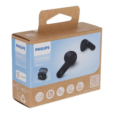 Słuchawki bezprzewodowe douszne Philips TWS TAT2139BK/00 czarne