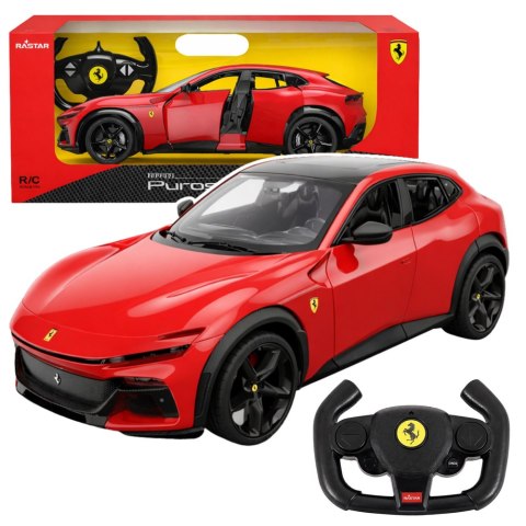 Auto Ferrari Purosangue Samochód Zdalnie Sterowany RC Rastar Czerwone 1:14