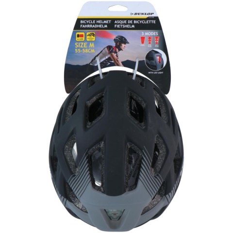 KASK ROWEROWY MTB DUNLOP 6xLED R.L