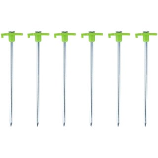 ŚLEDZIE DO NAMIOTU 19CM KPL. 6SZT METAL PLASTIK CAMP ACTIVE