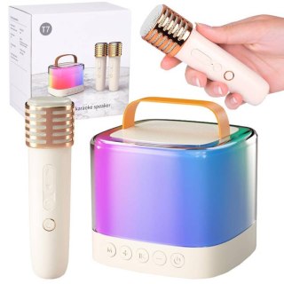 Głośnik Bluetooth + mikrofon bezprzewodowy x2 ZESTAW KARAOKE IN0178