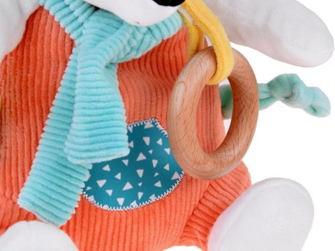 Sensoryczna zawieszka do wózka + grzechotka dla niemowlaka LISEK ZA5213