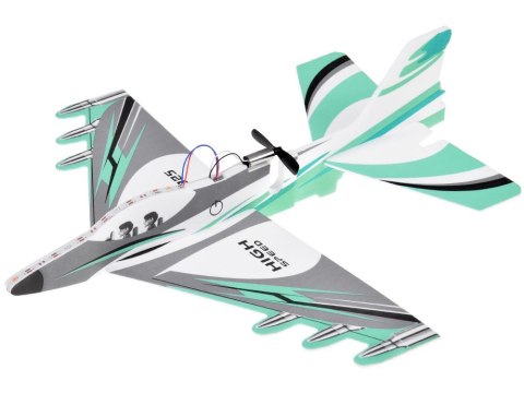 Składany lekki samolot z pianki lata świeci LED śmigło ładownie USB ZA5583