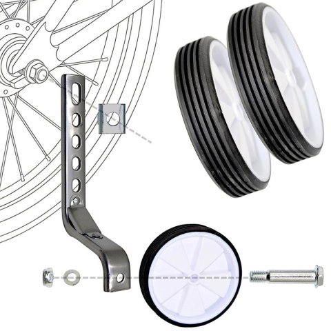 KÓŁKA PODPOROWE BOCZNE ENERO DO ROWERU 12-20" REGULOWANE