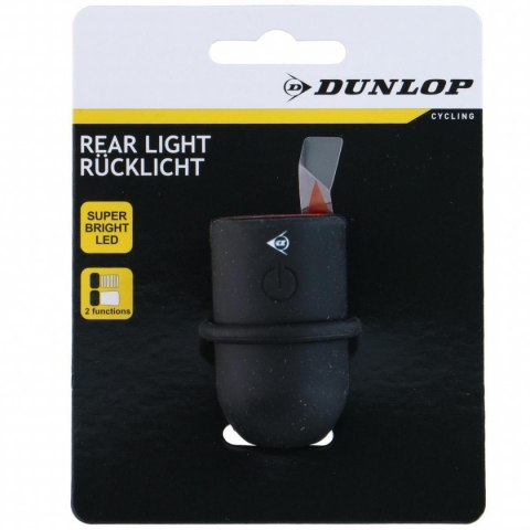 LAMPKA ROWEROWA NA TYŁ SILIKONOWA DUNLOP