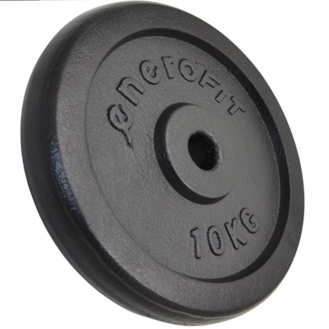 OBCIĄŻENIE ŻELIWNE CZARNE 10 KG ENERO FIT fi26,5