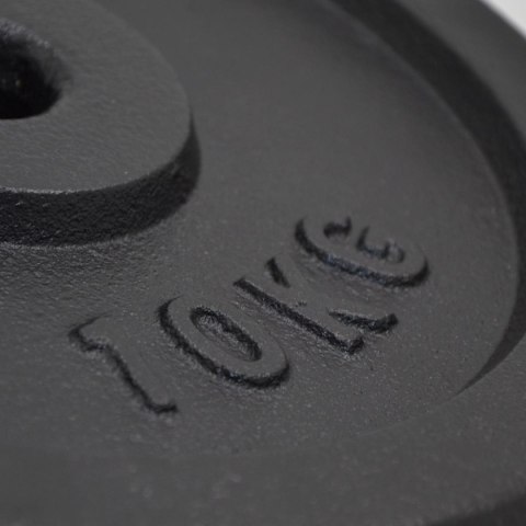 OBCIĄŻENIE ŻELIWNE CZARNE 10 KG ENERO FIT fi26,5