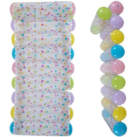 HUŚTAWKA DUŻA KUBEŁKOWA PLASTIKOWA JASNA ZIELONA (PLASTIKOWE ZACZEPY)