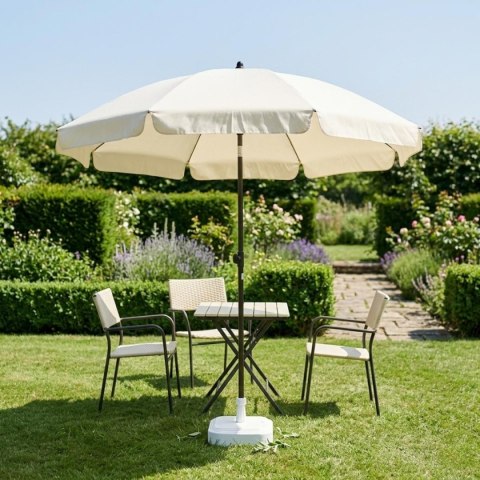 PARASOL OGRODOWY 185CM KREMOWY