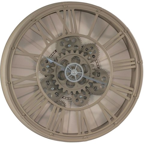 ZEGAR ŚCIENNY OBROTOWY MECHANIZM 38CM CAPPUCCINO