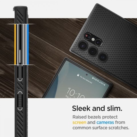 Futerał SPIGEN Luqid Air do SAMSUNG S22 ULTRA matte black