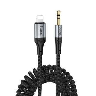 Kabel AUX Jack 3,5 mm do Lightning Hoco 1,5 m UPA33A czarny