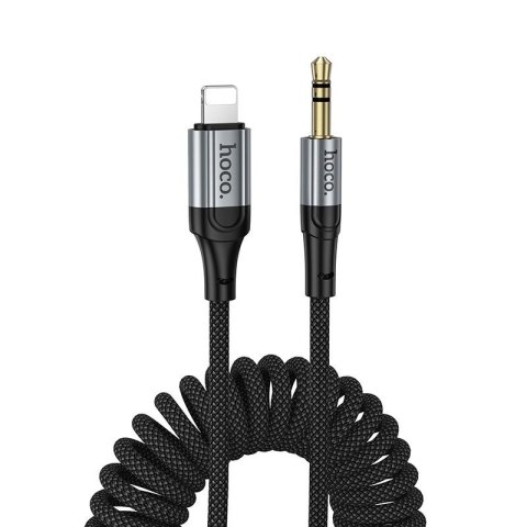 Kabel AUX Jack 3,5 mm do Lightning Hoco 1,5 m UPA33A czarny