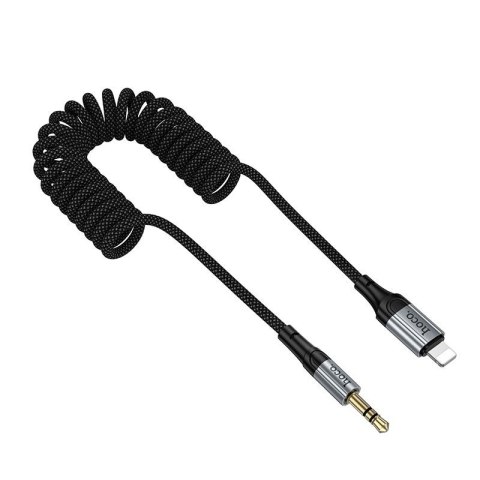 Kabel AUX Jack 3,5 mm do Lightning Hoco 1,5 m UPA33A czarny