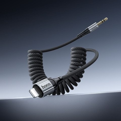 Kabel AUX Jack 3,5 mm do Lightning Hoco 1,5 m UPA33A czarny