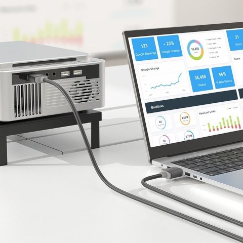 Kabel HDMI do HDMI Hoco ver. 2.0 4K/60Hz 1 m US08 czarny