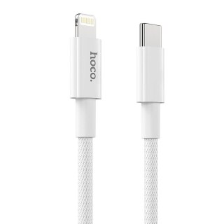 Kabel USB C do Lightning Hoco PD 3A 20W 1 m X56 biały