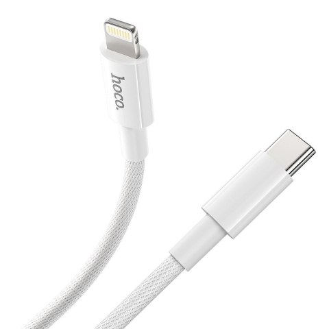 Kabel USB C do Lightning Hoco PD 3A 20W 1 m X56 biały
