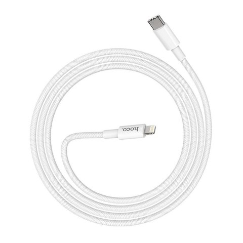 Kabel USB C do Lightning Hoco PD 3A 20W 1 m X56 biały