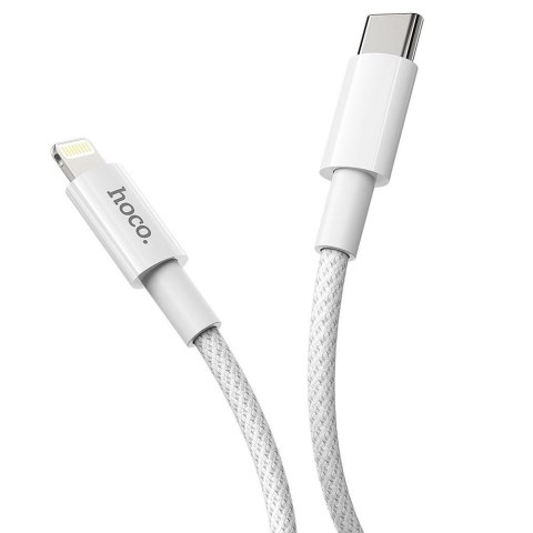 Kabel USB C do Lightning Hoco PD 3A 20W 1 m X56 biały