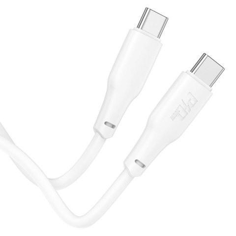 Kabel USB C do USB C Hoco 3A 100W 2 m X93 biały