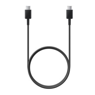 Oryginalny Kabel USB C do USB C Samsung EP-DA705BBEGWW 1 m blister czarny