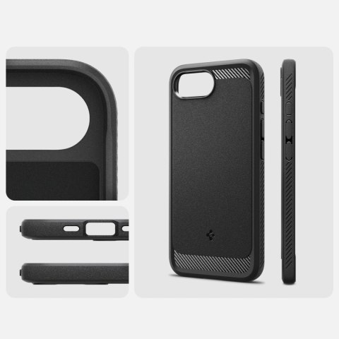 SPIGEN futerał CORE ARMOR MAG kompatybilny z MagSafe do IPHONE 16e (SE 4 2025) matte black