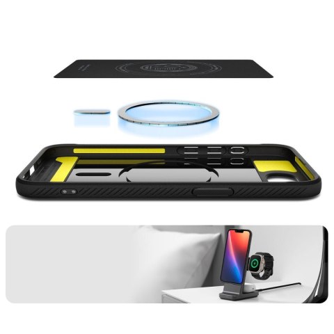 SPIGEN futerał CORE ARMOR MAG kompatybilny z MagSafe do IPHONE 16e (SE 4 2025) matte black