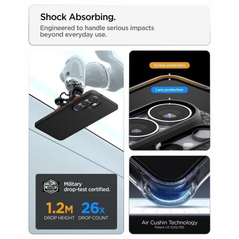 SPIGEN futerał LIQUID AIR MAG kompatybilny z MagSafe do SAMSUNG S26 Ultra matte black