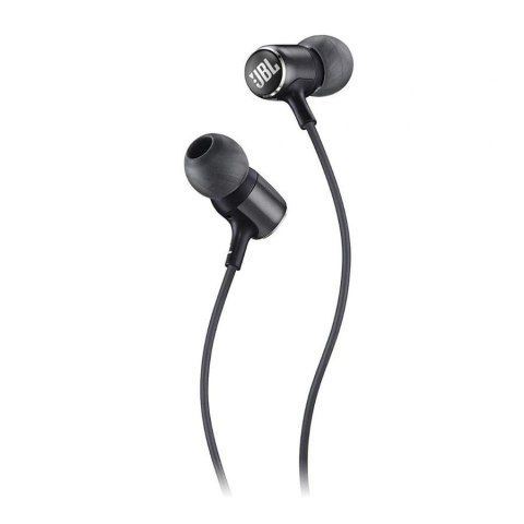 Słuchawki przewodowe douszne Jack 3,5 mm z mikrofonem JBL T50HI 360 czarne