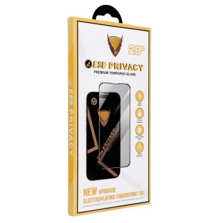 Szkło Hartowane OG 6D Premium Privacy Glass - do Iphone 14 Pro Max czarny