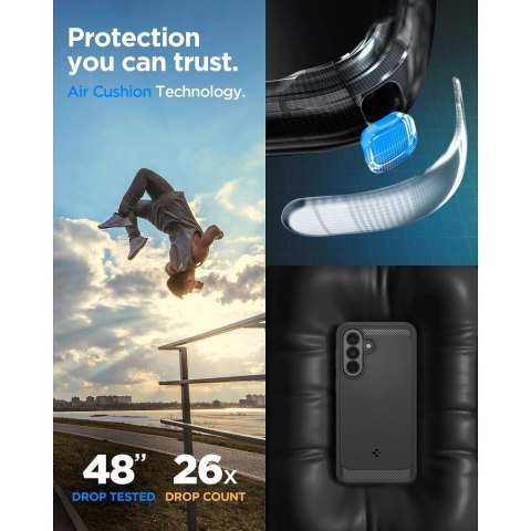 Etui na Samsung A37 5G Spigen Rugged Armor czarny