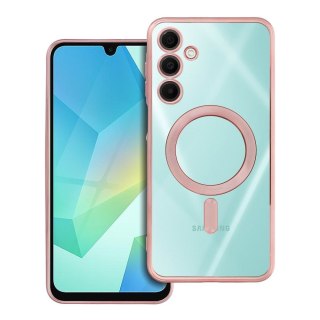 Futerał do Samsung A16 5G / A16 4G Electro Mag Cover zgodny z MagSafe złoty róż