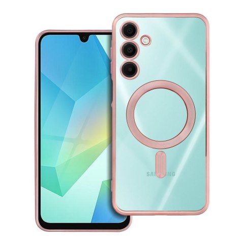 Futerał do Samsung A16 5G / A16 4G Electro Mag Cover zgodny z MagSafe złoty róż