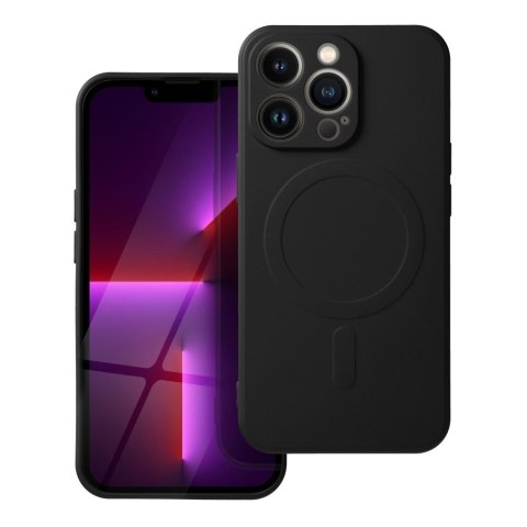 Futerał do iPhone 13 PRO Silicone Mag Cover zgodny z MagSafe czarny