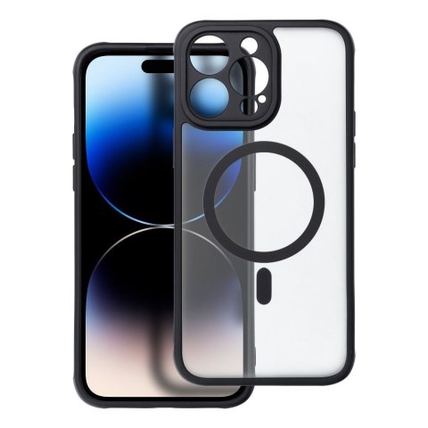 Futerał do iPhone 14 PRO MAX Full Matte Mag Cover zgodny z MagSafe czarny
