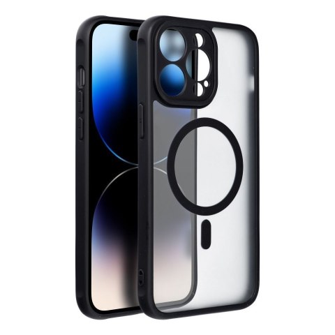 Futerał do iPhone 14 PRO MAX Full Matte Mag Cover zgodny z MagSafe czarny