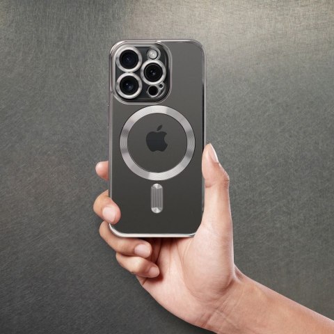 Futerał do iPhone 16 PRO MAX Electro Mag Cover zgodny z MagSafe tytanowy szary